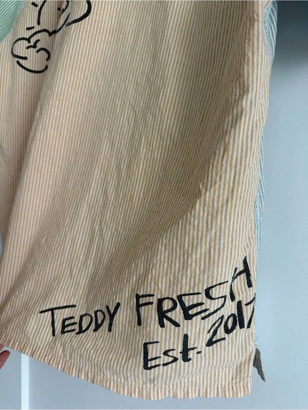 Teddy Fresh Camp Button Up Size medium